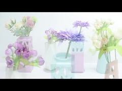 Bình hoa silicone Bình hoa silicone Chậu hoa có cốc hút mạnh Bình hoa